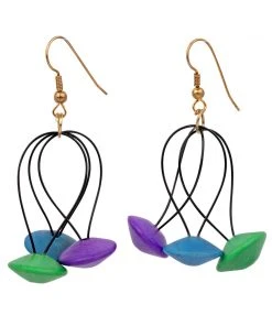 Mokuyobi Spaceships Vintage Earrings