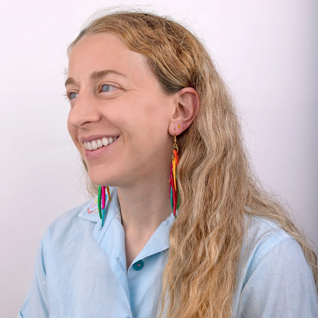 Mokuyobi Colorful Peppers Vintage Earrings 4 Mokuyobi Colorful Peppers Vintage Earrings