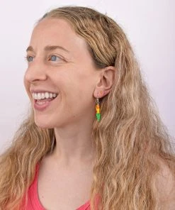 Mokuyobi NEW Parakeet Paradise Vintage Earrings