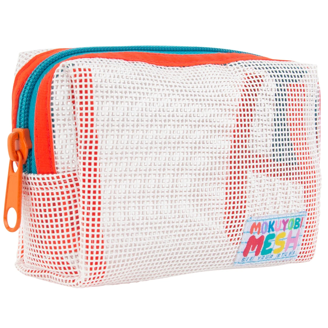 Mokuyobi Alpine Mesh Chubby Zip Pouch NEW 3 Mokuyobi Alpine Mesh Chubby Zip Pouch NEW