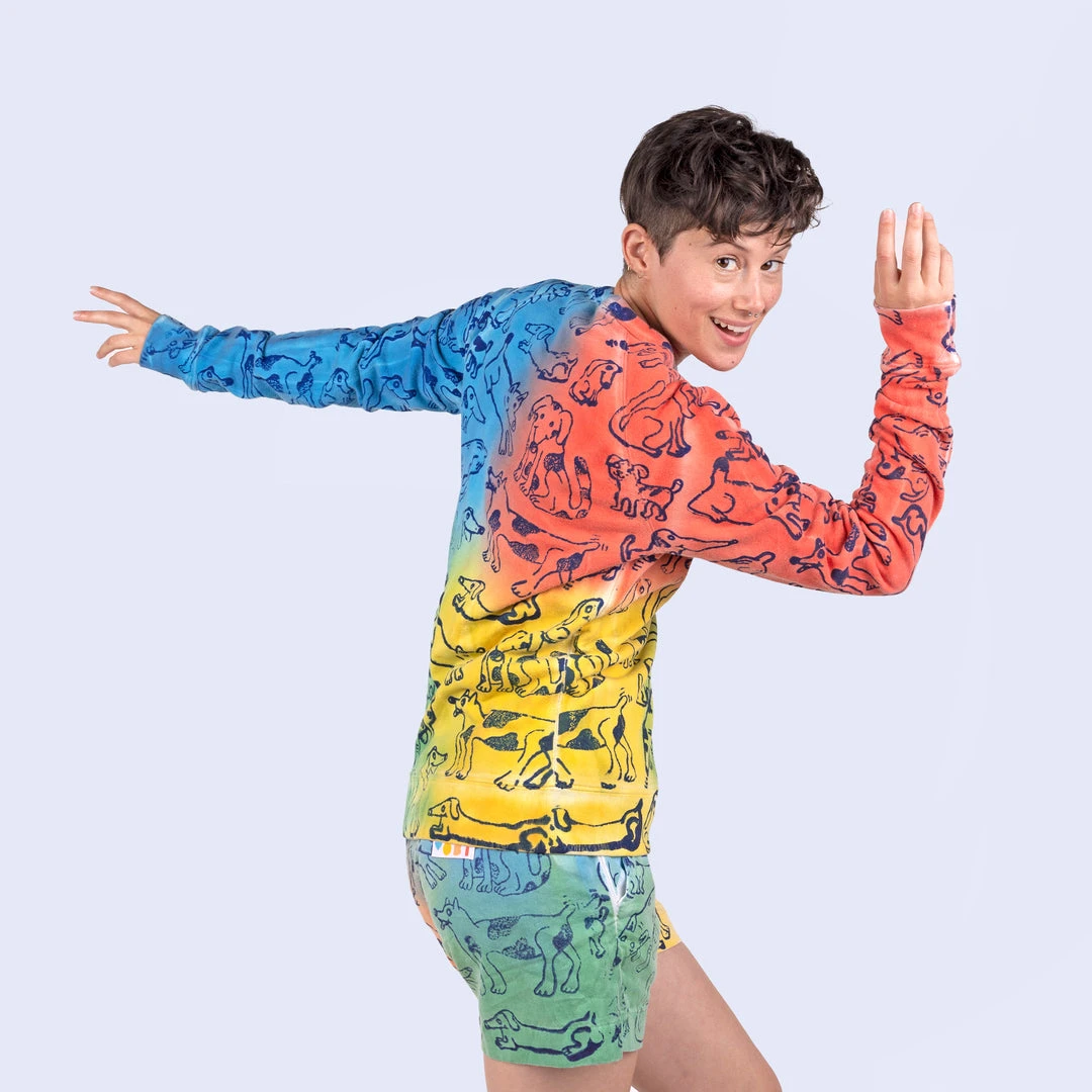 Mokuyobi Big Dog Crew Sweatshirt NEW 5 Mokuyobi Big Dog Crew Sweatshirt NEW