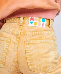 Mokuyobi NEW Buttercup Acid Wash Denim Jeans