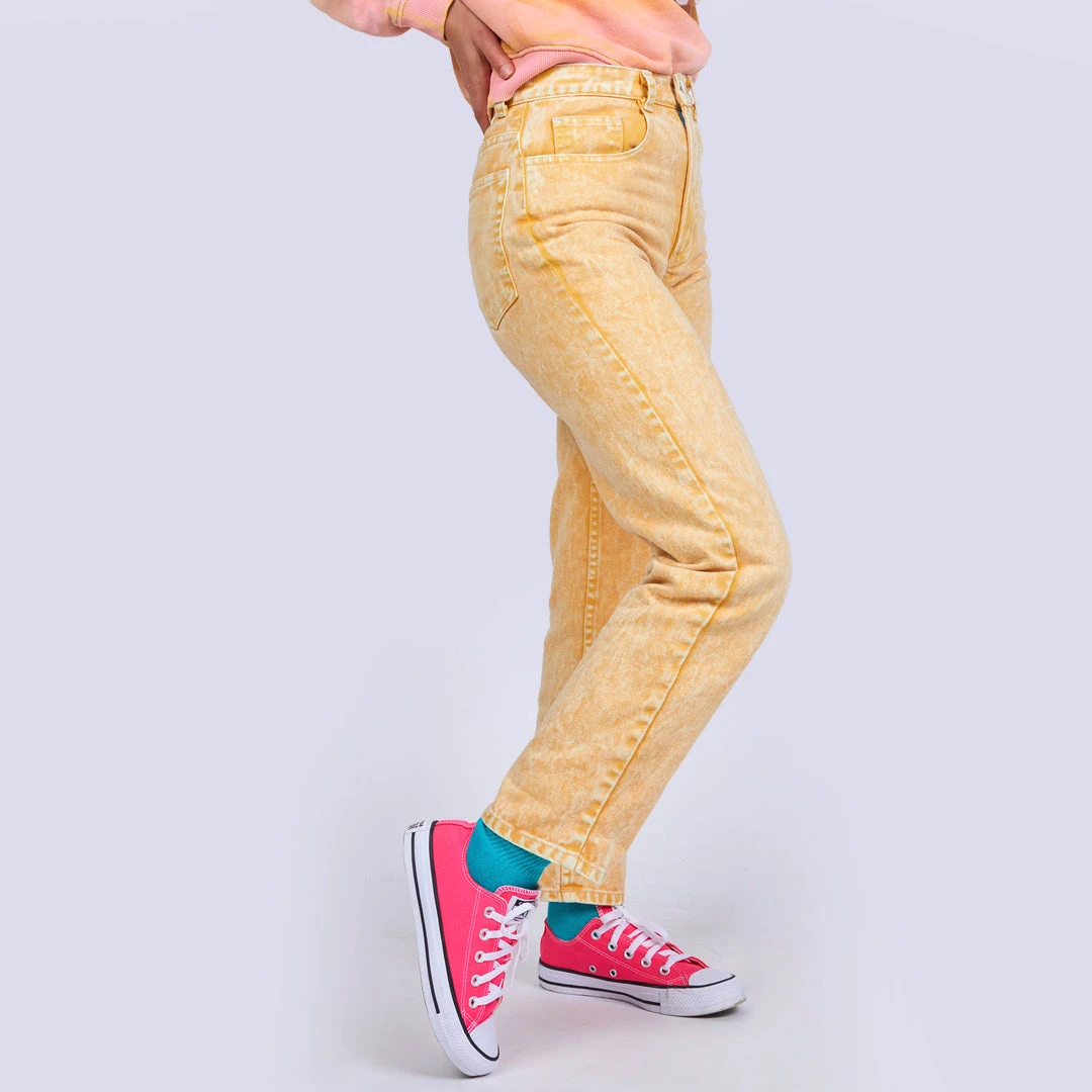 Mokuyobi NEW Buttercup Acid Wash Denim Jeans 5 Mokuyobi NEW Buttercup Acid Wash Denim Jeans