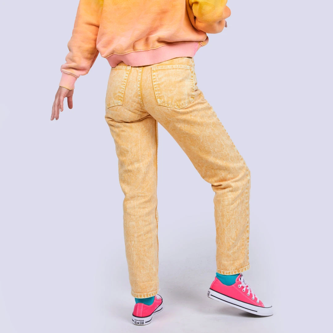 Mokuyobi NEW Buttercup Acid Wash Denim Jeans 6 Mokuyobi NEW Buttercup Acid Wash Denim Jeans