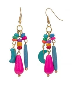 Mokuyobi Crescent Moon Vintage Earrings NEW