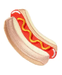 Mokuyobi Hot Dog Embroidered Sticker Accessories