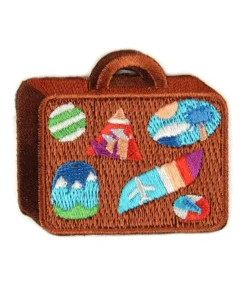Mokuyobi Accessories Suitcase Embroidered Sticker