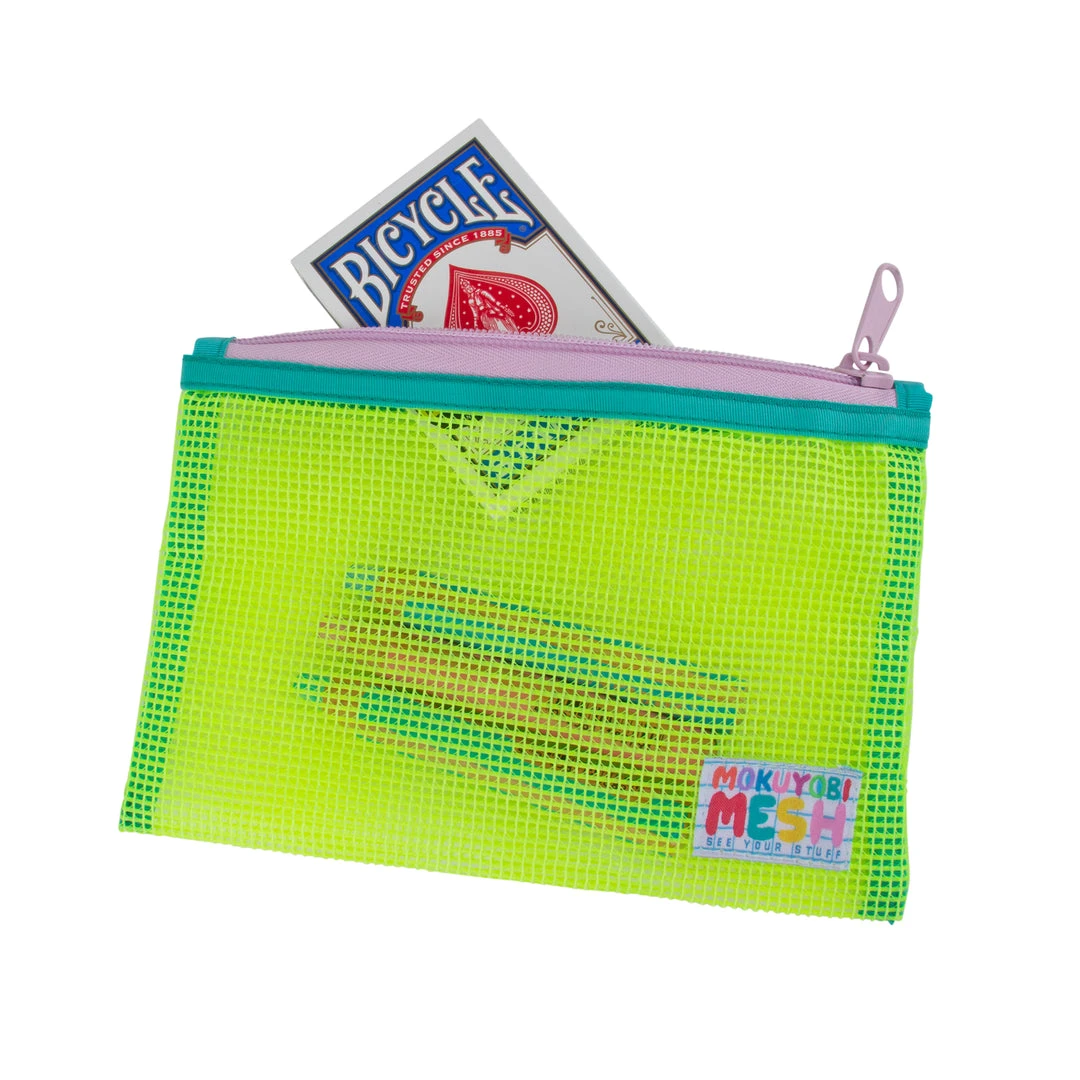 Mokuyobi Energy Flat Mesh Zip Pouch Set 6 Mokuyobi Energy Flat Mesh Zip Pouch Set