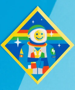 Mokuyobi Explore Happiness Sticker