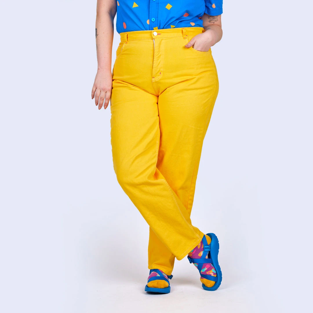 Mokuyobi NEW Goldenrod Denim Jeans 3 Mokuyobi NEW Goldenrod Denim Jeans