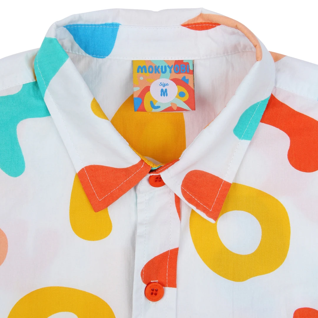 Mokuyobi Apparel Happy Breakfast Button Up Shirt 7 Mokuyobi Apparel Happy Breakfast Button Up Shirt