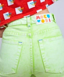 Mokuyobi Honeydew Acid Wash Denim Jeans