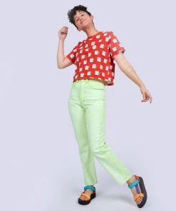 Mokuyobi Honeydew Acid Wash Denim Jeans