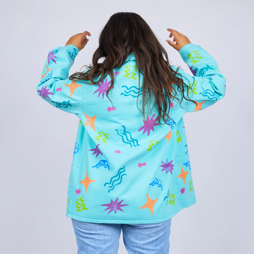 Mokuyobi Apparel Wacky Stamp Work Jacket 4 Mokuyobi Apparel Wacky Stamp Work Jacket