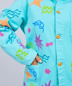 Mokuyobi Apparel Wacky Stamp Work Jacket 10 Mokuyobi Apparel Wacky Stamp Work Jacket