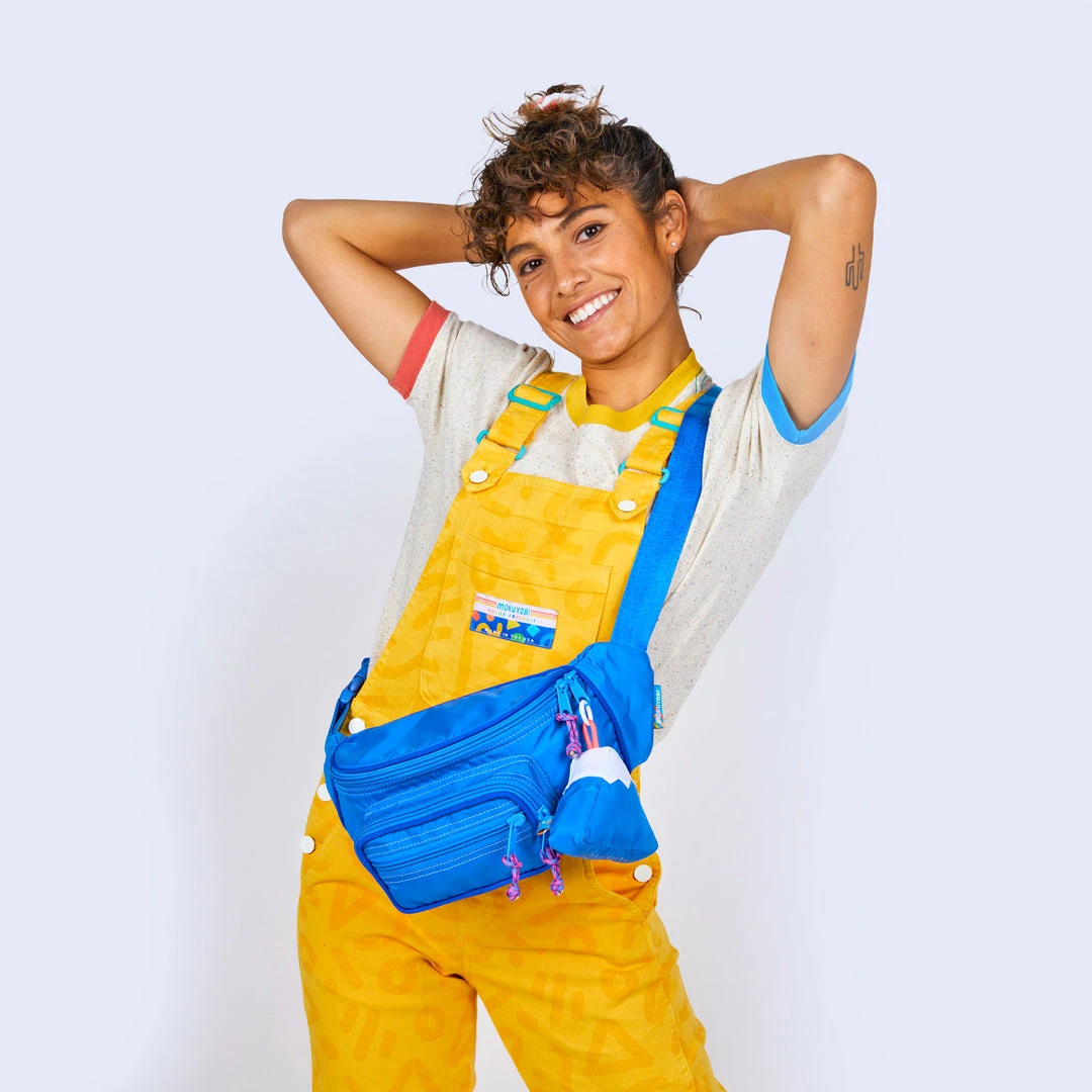 Mokuyobi Medium Blue Fanny Pack Sling NEW 4 Mokuyobi Medium Blue Fanny Pack Sling NEW