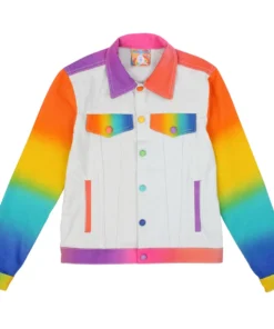 Mokuyobi Moon Rise Airbrush Denim Jacket Apparel