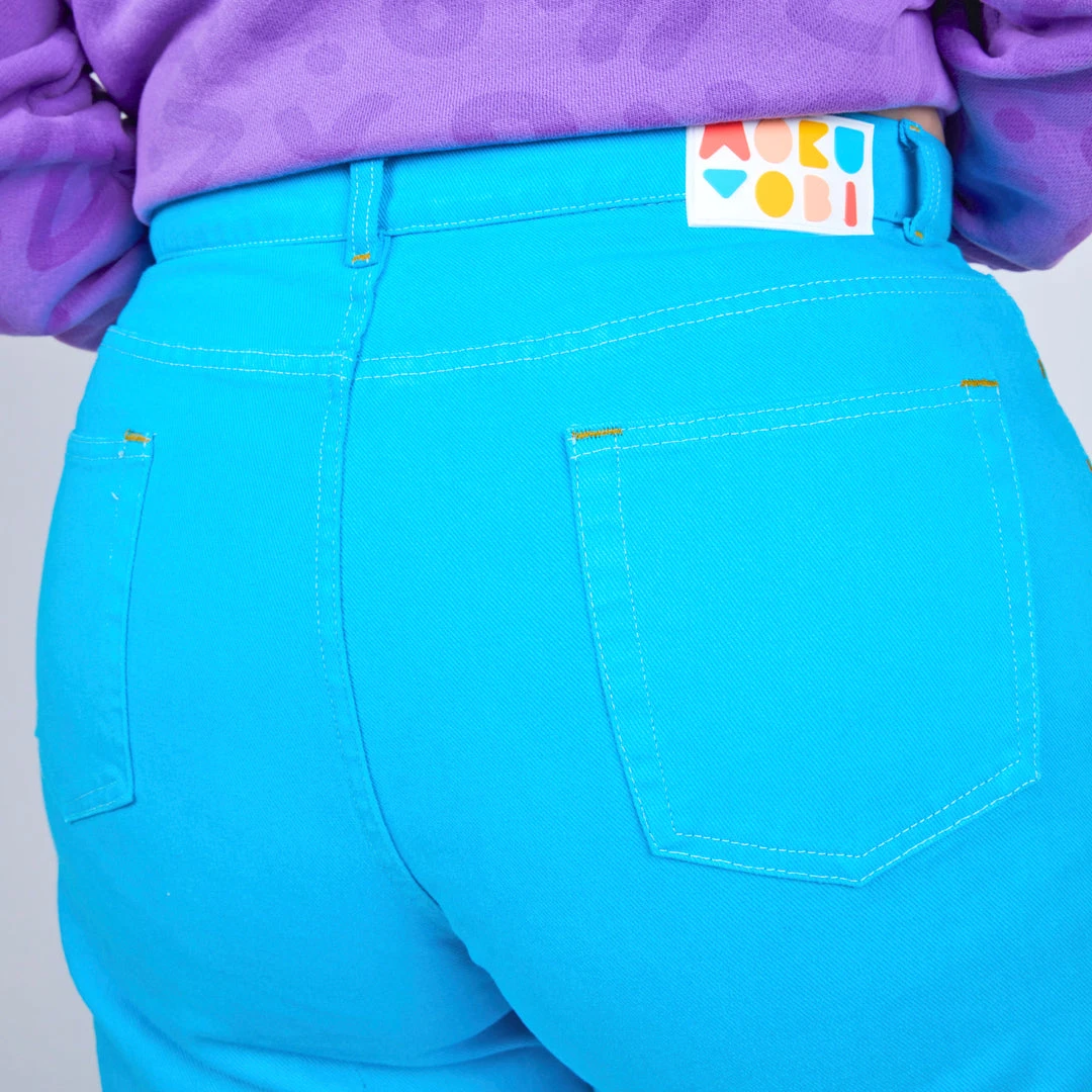 Mokuyobi Mountain Blue Denim Jeans NEW 6 Mokuyobi Mountain Blue Denim Jeans NEW