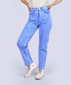 Mokuyobi Ocean Acid Wash Denim Jeans