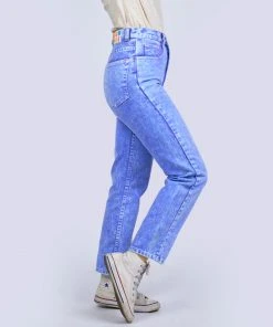 Mokuyobi Ocean Acid Wash Denim Jeans