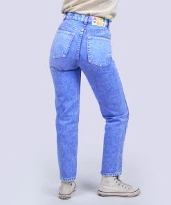 Mokuyobi Ocean Acid Wash Denim Jeans