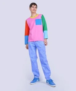 Mokuyobi Ocean Acid Wash Denim Jeans