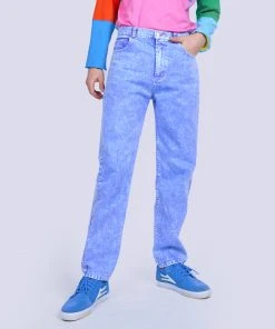 Mokuyobi Ocean Acid Wash Denim Jeans