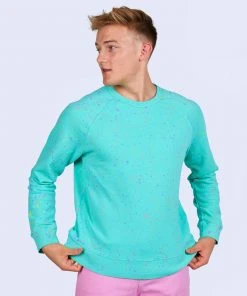 Mokuyobi NEW Paint Spring Crew Sweatshirt