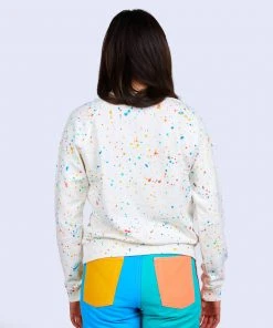 Mokuyobi Paint Fun Crew Sweatshirt NEW