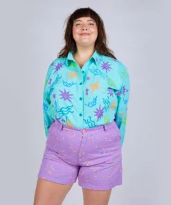 Mokuyobi Paint Pebble Poppy Shorts Apparel