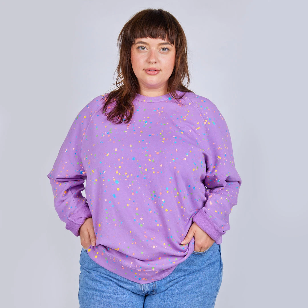 Mokuyobi Apparel Paint Pebble Crew Sweatshirt 3 Mokuyobi Apparel Paint Pebble Crew Sweatshirt