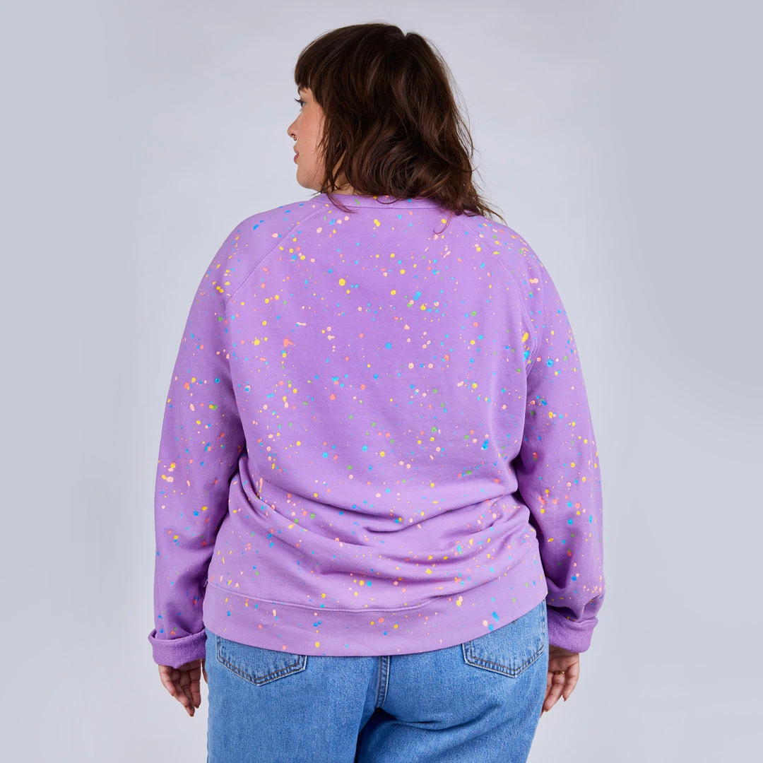 Mokuyobi Apparel Paint Pebble Crew Sweatshirt 4 Mokuyobi Apparel Paint Pebble Crew Sweatshirt