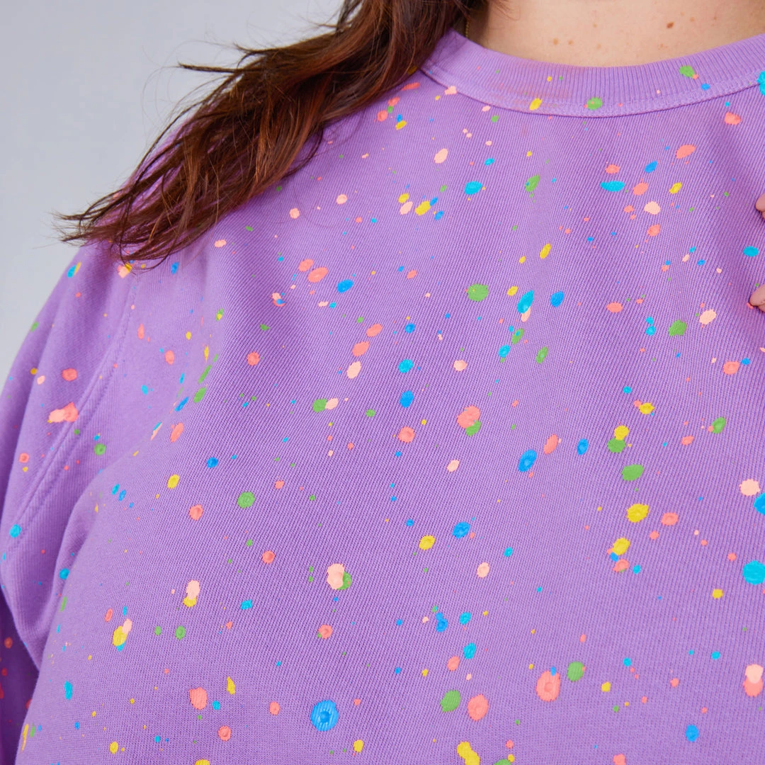 Mokuyobi Apparel Paint Pebble Crew Sweatshirt 5 Mokuyobi Apparel Paint Pebble Crew Sweatshirt