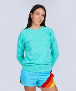 Mokuyobi NEW Paint Spring Crew Sweatshirt