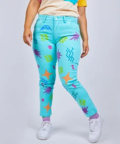 Mokuyobi Wacky Stamp Mooney Pants