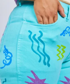 Mokuyobi Wacky Stamp Mooney Pants