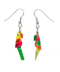 Mokuyobi NEW Parakeet Paradise Vintage Earrings
