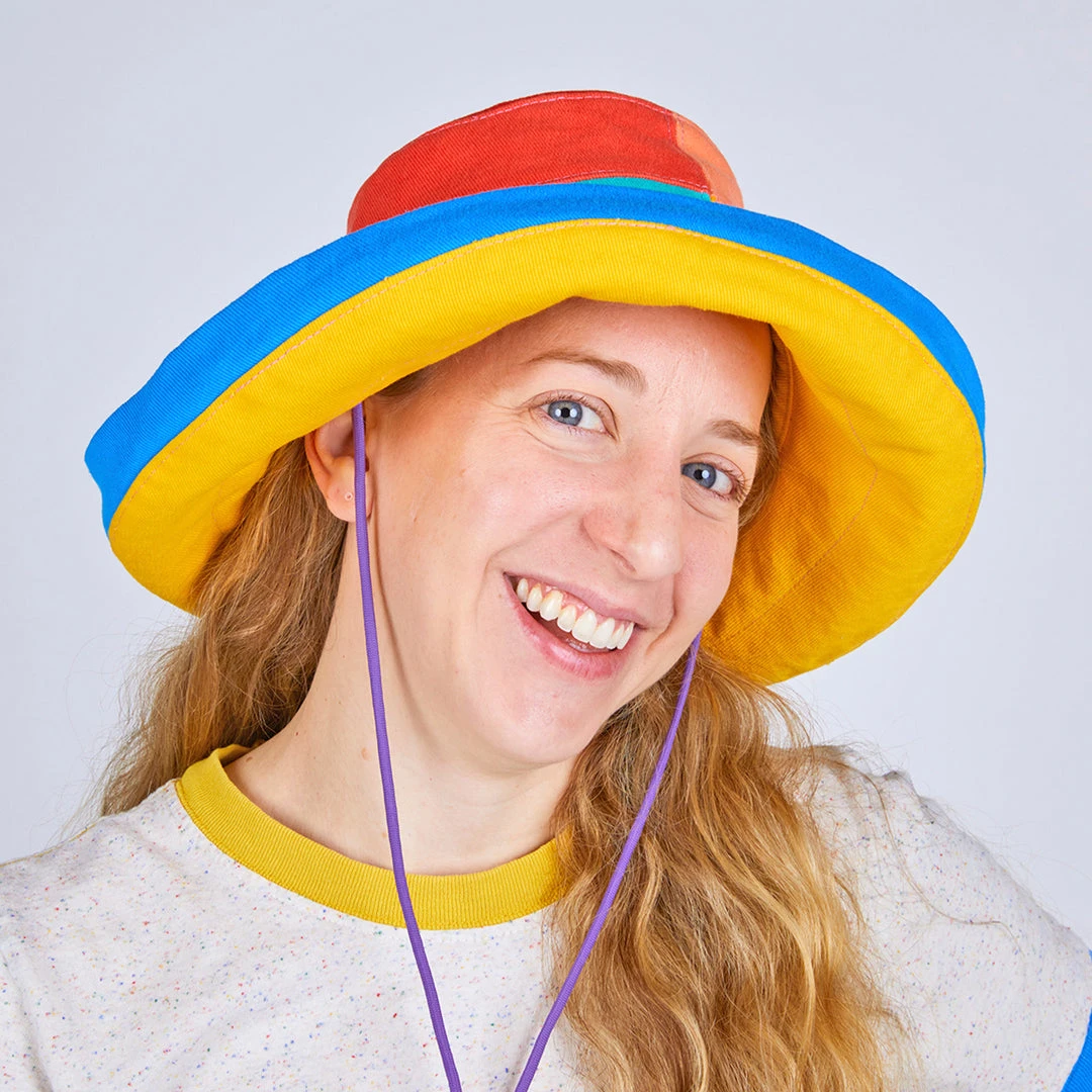 Mokuyobi NEW Rainbow Denim Sun Hat 8 Mokuyobi NEW Rainbow Denim Sun Hat