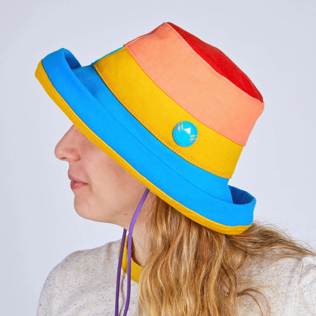 Mokuyobi NEW Rainbow Denim Sun Hat 4 Mokuyobi NEW Rainbow Denim Sun Hat