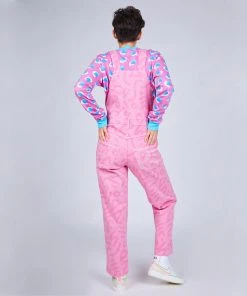 Mokuyobi NEW Raspberry Zap Overalls
