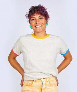 Mokuyobi Speckle Ringer Tee