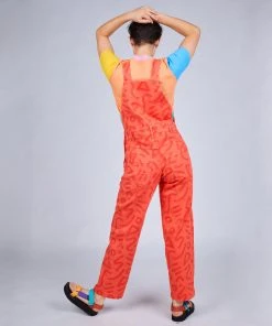 Mokuyobi NEW Strawberry Zap Overalls