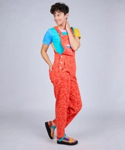 Mokuyobi NEW Strawberry Zap Overalls