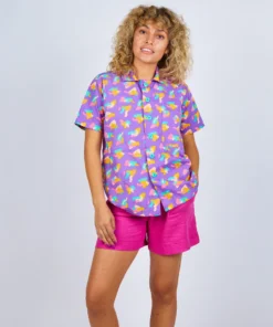 Mokuyobi Mango Tango Tropical Button Up