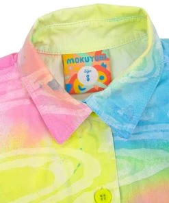 Mokuyobi Vibrant Vision Airplane Blouse Apparel