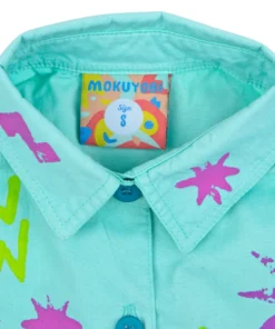 Mokuyobi Wacky Stamp Airplane Blouse