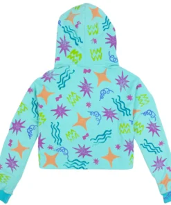Mokuyobi Wacky Stamp Crop Hoodie