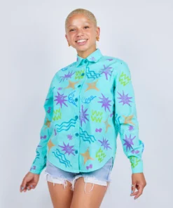 Mokuyobi Wacky Stamp Sadie Blouse