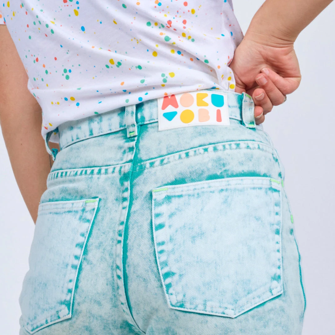 Mokuyobi Wave Acid Wash Denim Jeans 4 Mokuyobi Wave Acid Wash Denim Jeans