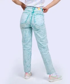 Mokuyobi Wave Acid Wash Denim Jeans 16 Mokuyobi Wave Acid Wash Denim Jeans